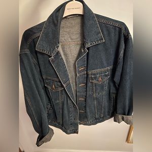 Oversized jean jacket!